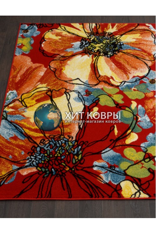 Российский ковер Кристалл 045 Красный